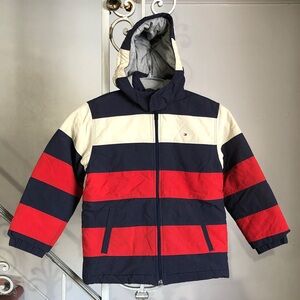 Tommy Hilfiger Kids Jacket - Navy, Red, and White